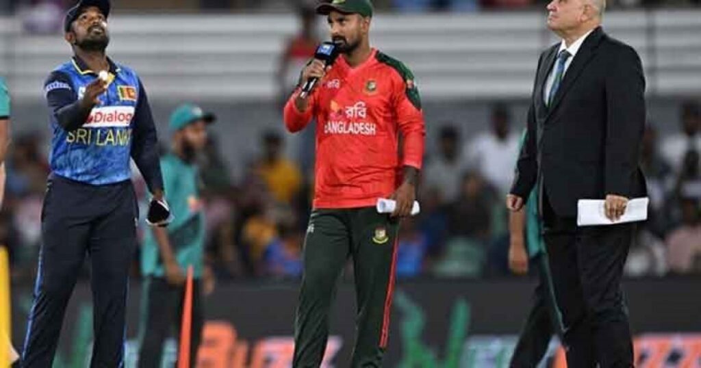 শ্রীলঙ্কার বিপক্ষে টস জিতে ফিল্ডিংয়ে বাংলাদেশ